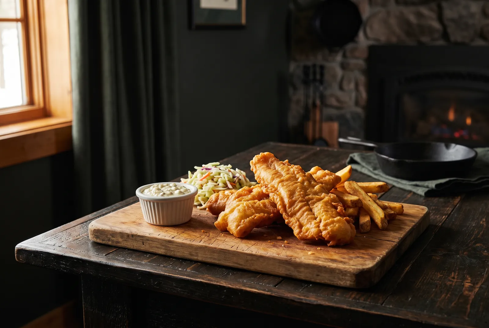 Beer Battered Pickerel